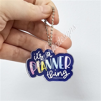 Key Cap Planner Acrylic Keychain | Planner Thing